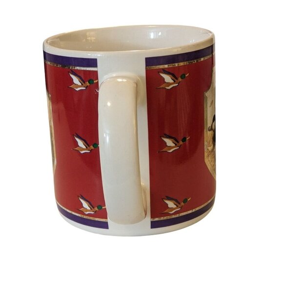 Vintage 1995 Sportsman Collection Lynn Kaatz Coffee Mug Puppy Game Keeper Hunt - Picture 4 of 6